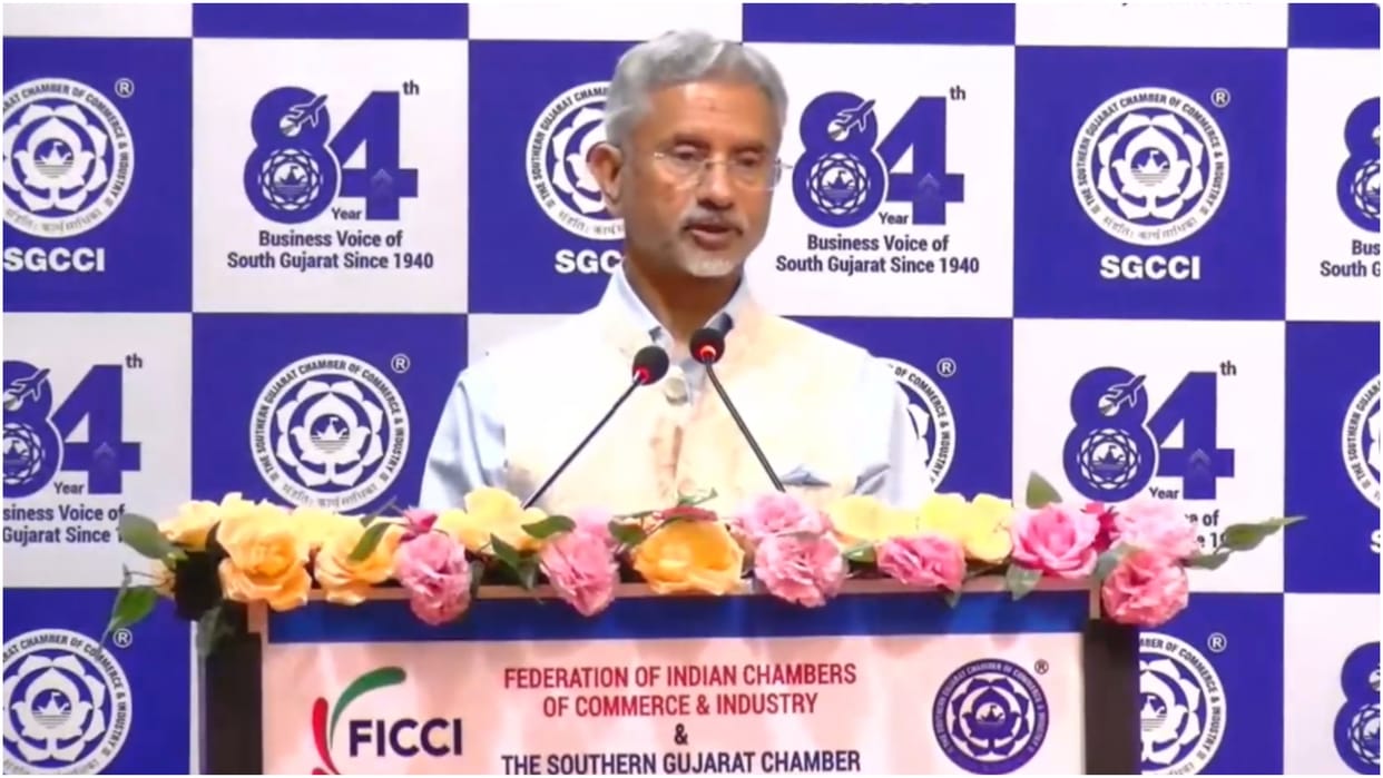 Jaishakar at South Gujarat Chamber of Commerce & Industry, India will be third largest economy in the world