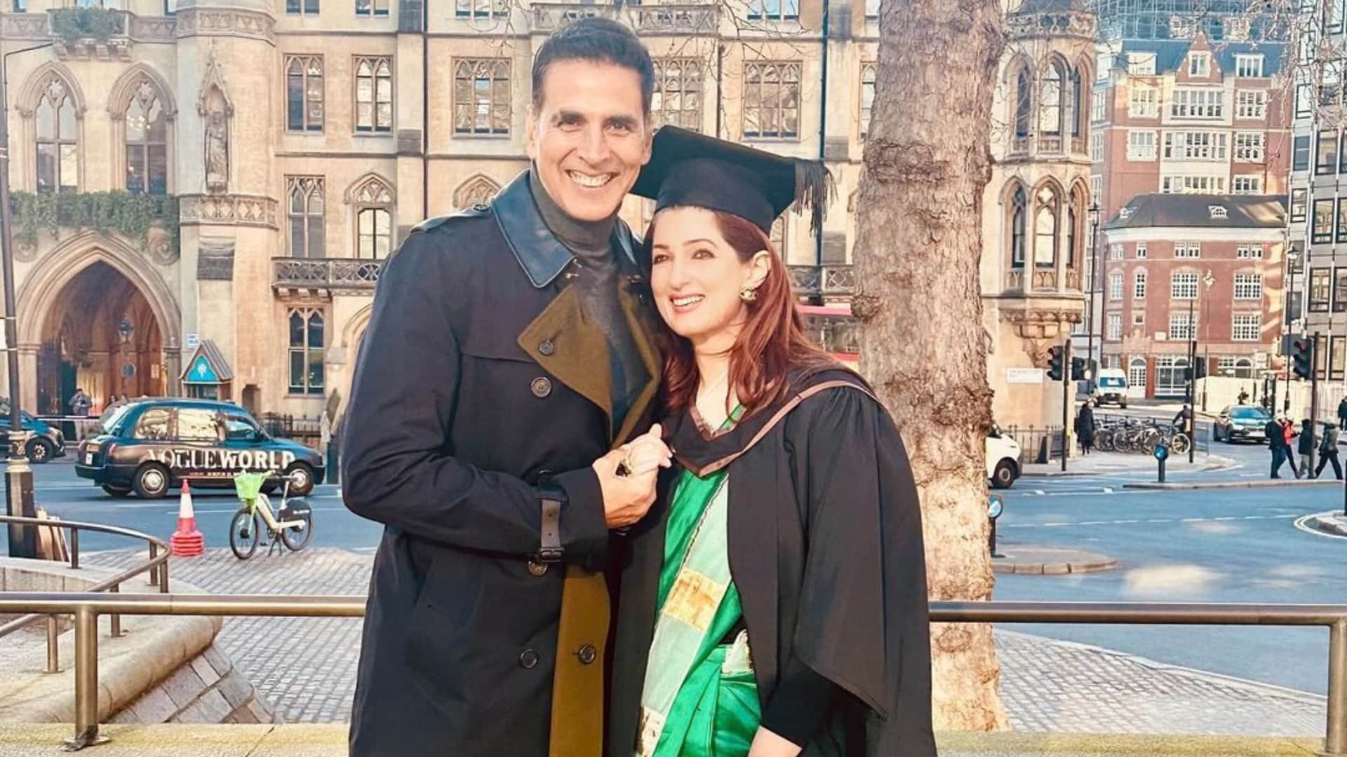 Twinkle Khanna said Even if Akshay Kumar had not helped she would went abroad to complete her studies