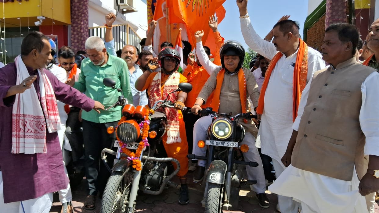 Bihar: Rajlakshmi Manda reached Muzaffarpur after traveling 14 thousand km from Tamil Nadu, Narendra Modi