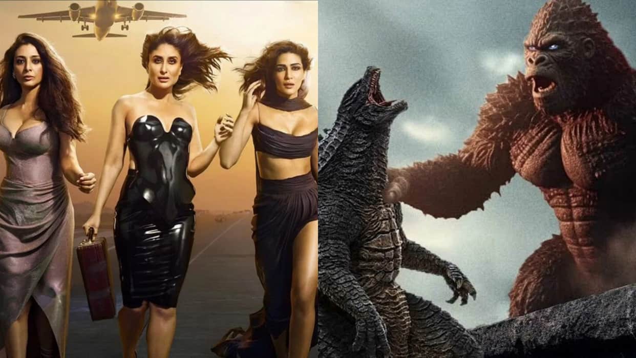 Box Office Collection Report Monday Crew Godzilla x Kong the new empire Madgaon  express yodha Shaitaan