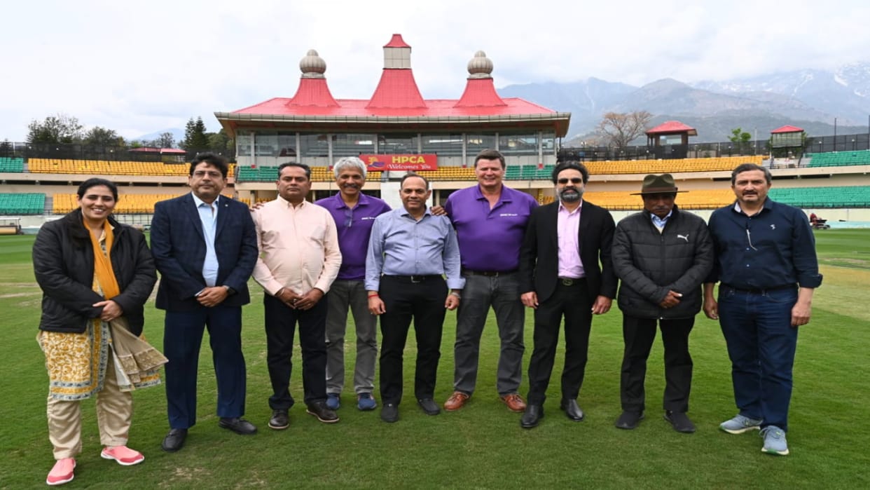 HPCA used hybrid pitch technology in Dharamshala Stadium