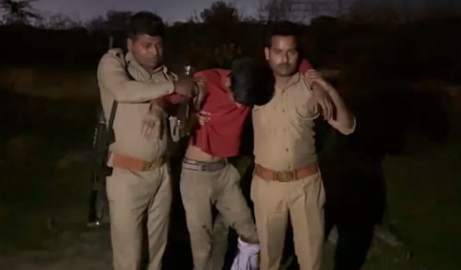 Kanpur Police encounter with rewarded criminal, shot in the leg and arrested, 17 cases registered in many poli