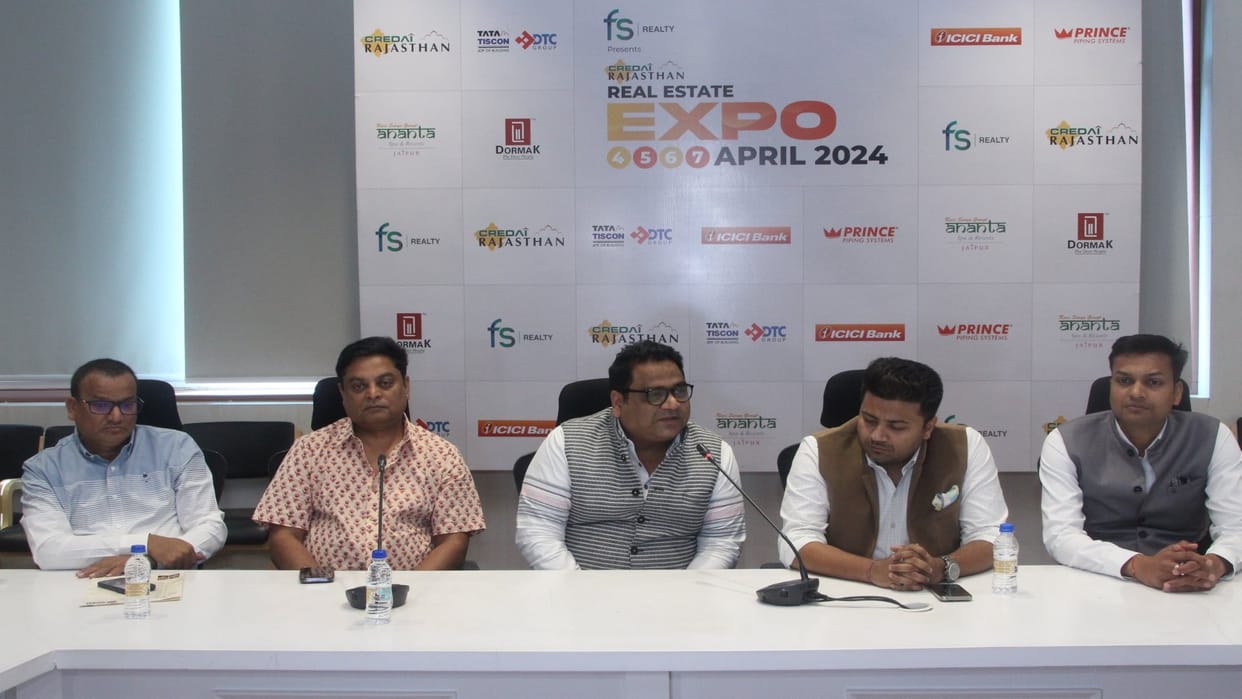 CREDAI Real Estate Expo from 4th to 7th April in jaipur rajasthan