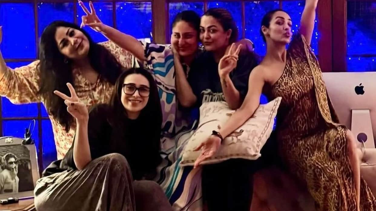 Karisma Kapoor took to social media to give a shot out to the Kareena Kapoor film crew wrote This Crew Rocked