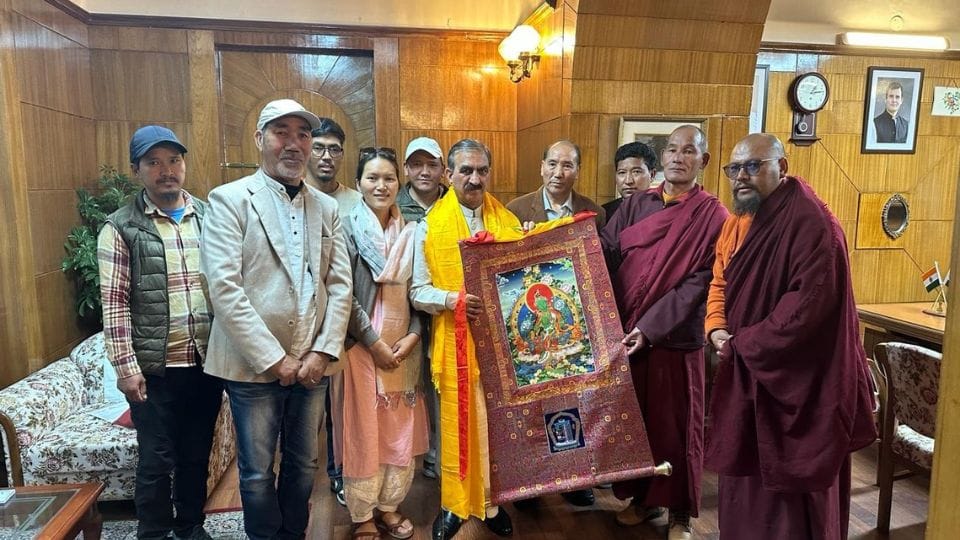 Lahaul Spiti Congress workers delegation met CM Sukhwinder Singh Sukhu