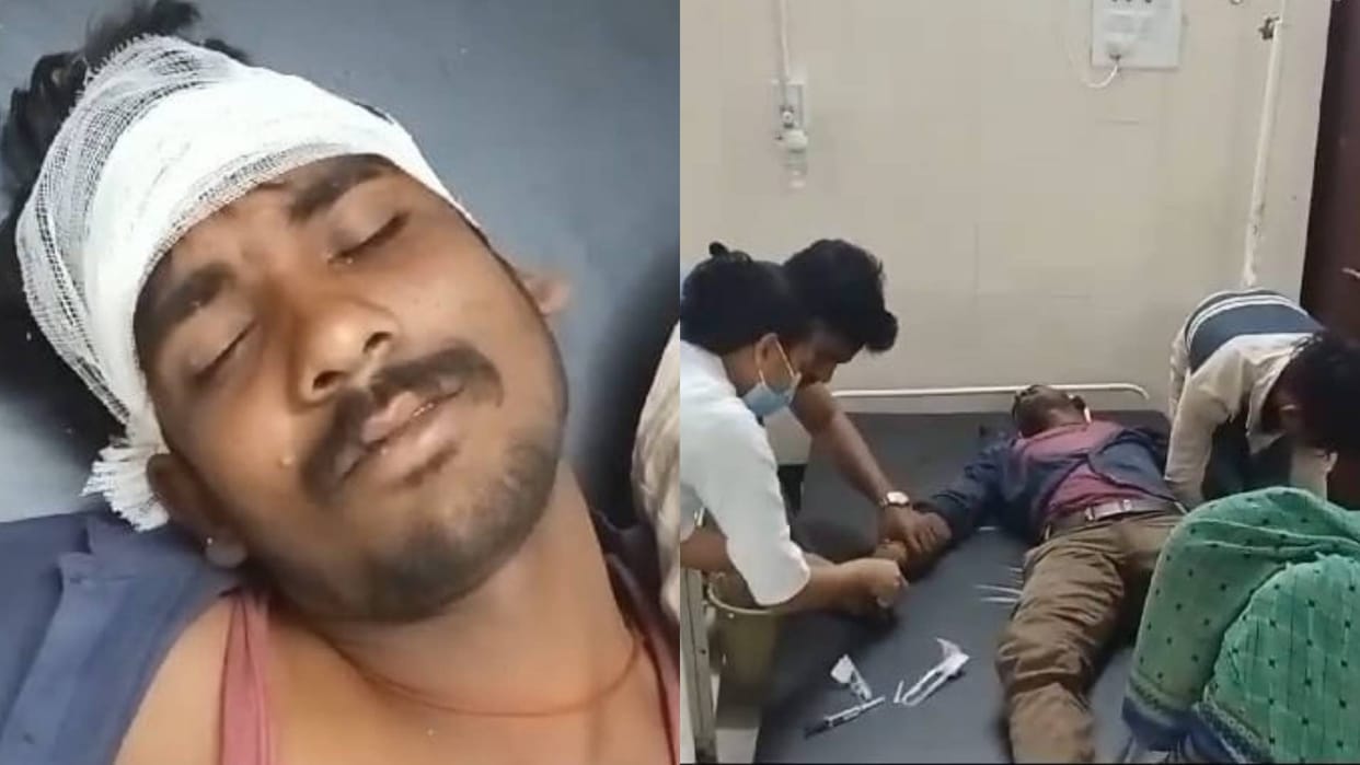 Sagar Two people riding bike collided with cattle on Khurai-Rajwans road one died other injured