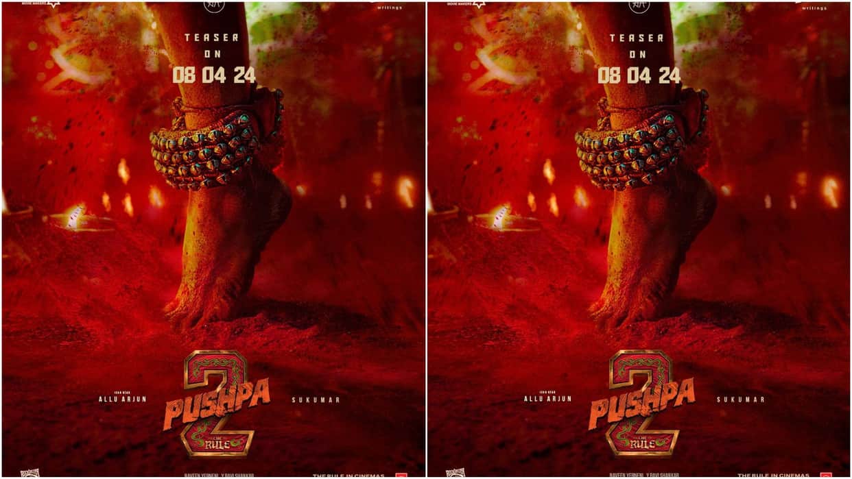 Allu Arjun starrer Pushpa 2 Teaser Date Out on 8 April 2024