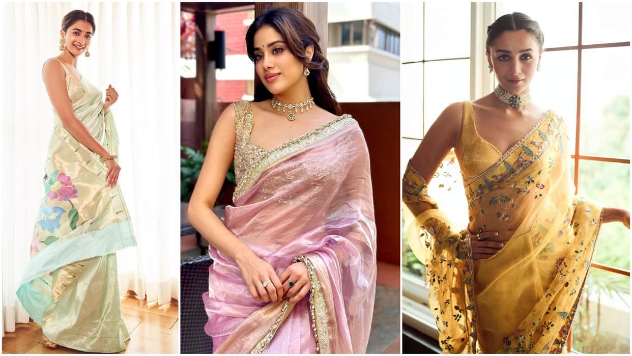 Eid 2024 Saree Collection Actress Inspired Latest Saree Design For Eid al Fitr