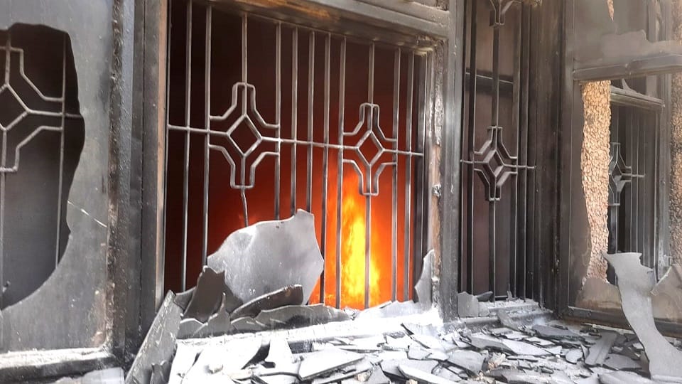 Fire breaks out in City Scan Center of Deendayal Hospital