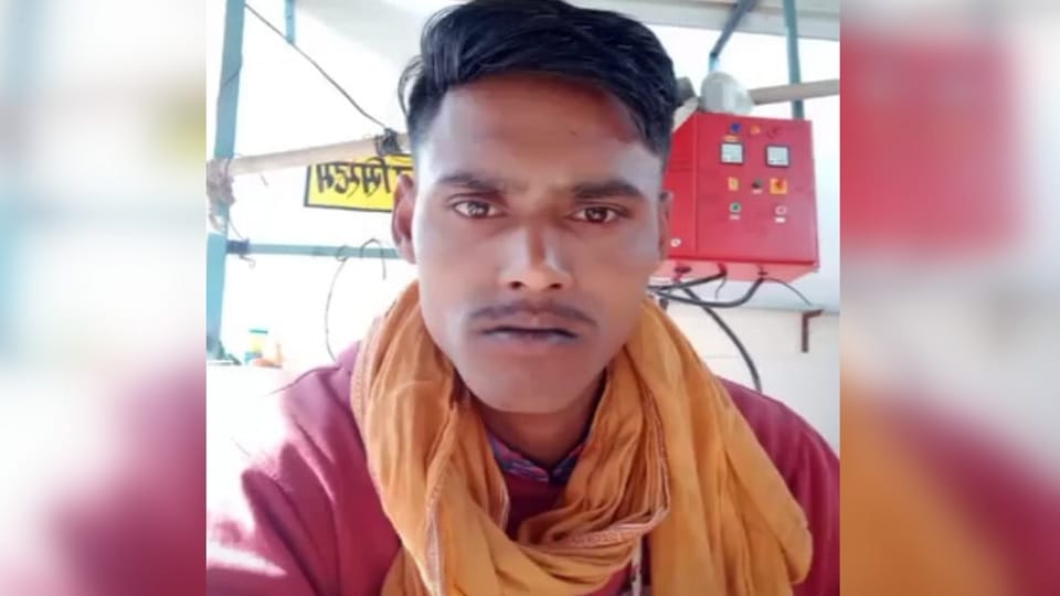 Young man burnt alive on pole while connecting HT line