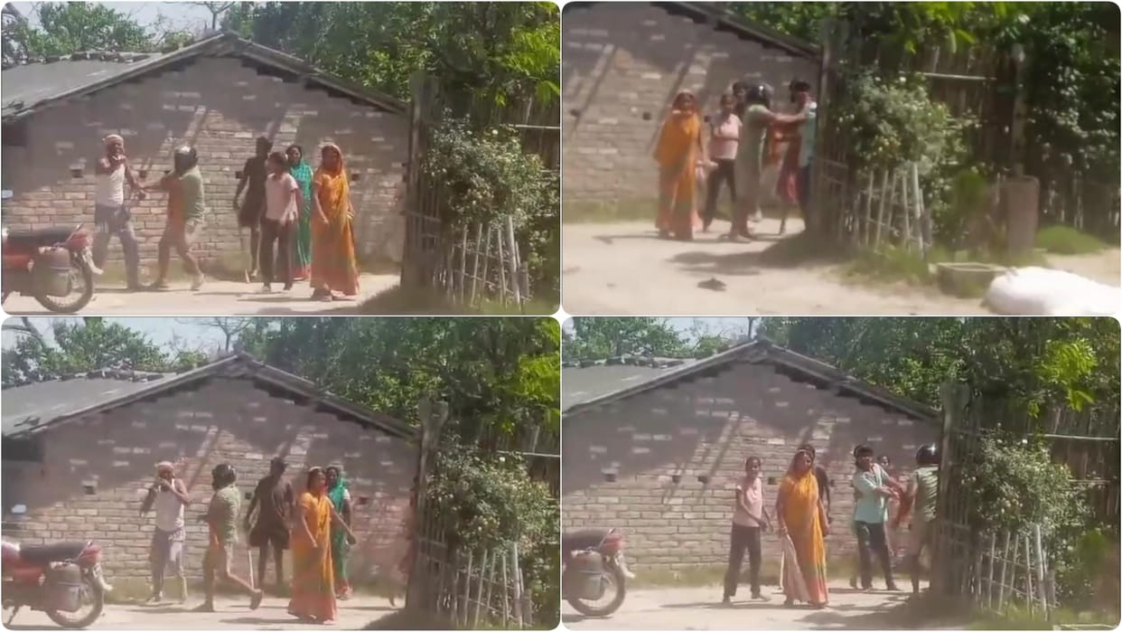 Bihar News: sub-inspector and home guard jawan were beaten with sticks by bullies in Begusarai