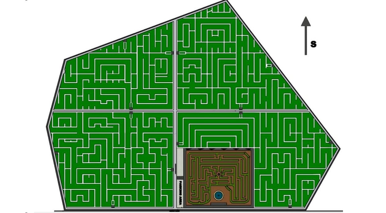 North Indias first maze park will be built in Ruma, will be constructed in 12.30 acres,1.72 lakh saplings will
