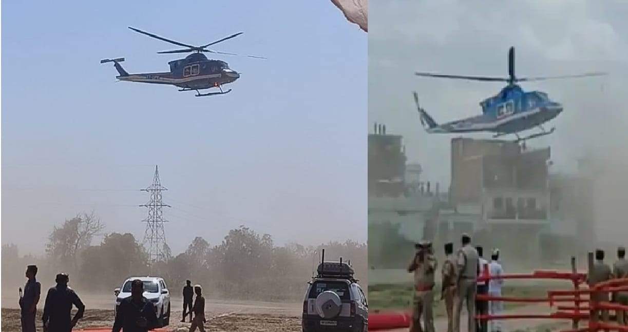 Hardoi loksabha Election,Voters were pleased with the flying mats, helicopters of ten leaders had landed in 20