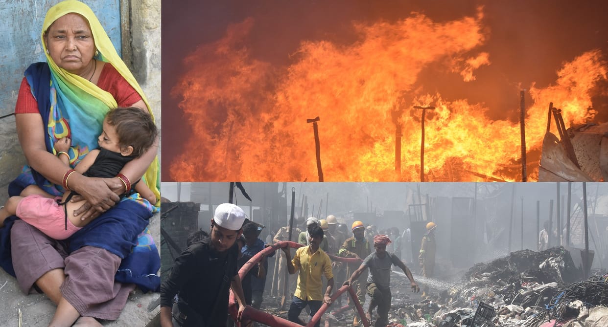 Rakhi Mandi fire, Ashes of all-round destruction, some's hopes burnt and others' hopes burnt