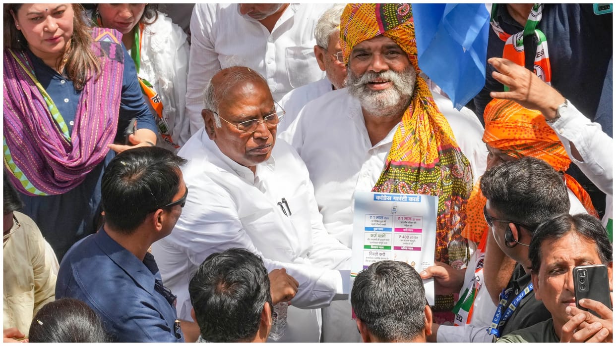 Candidate not declared, but Congress has started the work of giving guarantees; Mallikarjun Kharge took charge