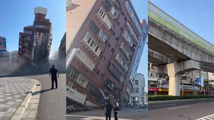 Taiwan Earthquake 9 killed 1000 injured 70 people trapped in buildings two Indians missing