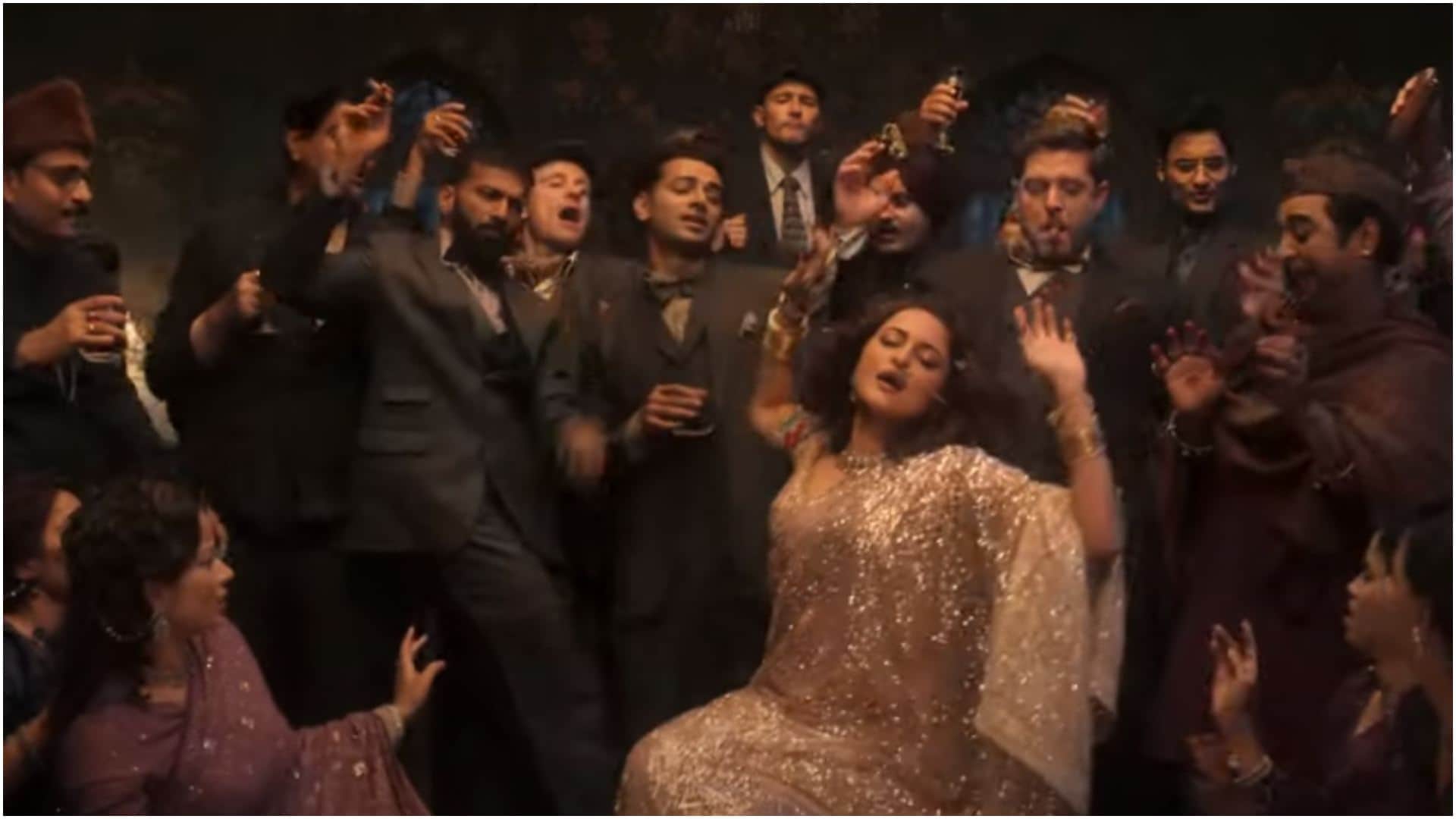 Sanjay Leela Bhansali netflix series Heeramandi The Diamond Bazaar new song Tilasmi Bahein OUT Sonakshi Sinha