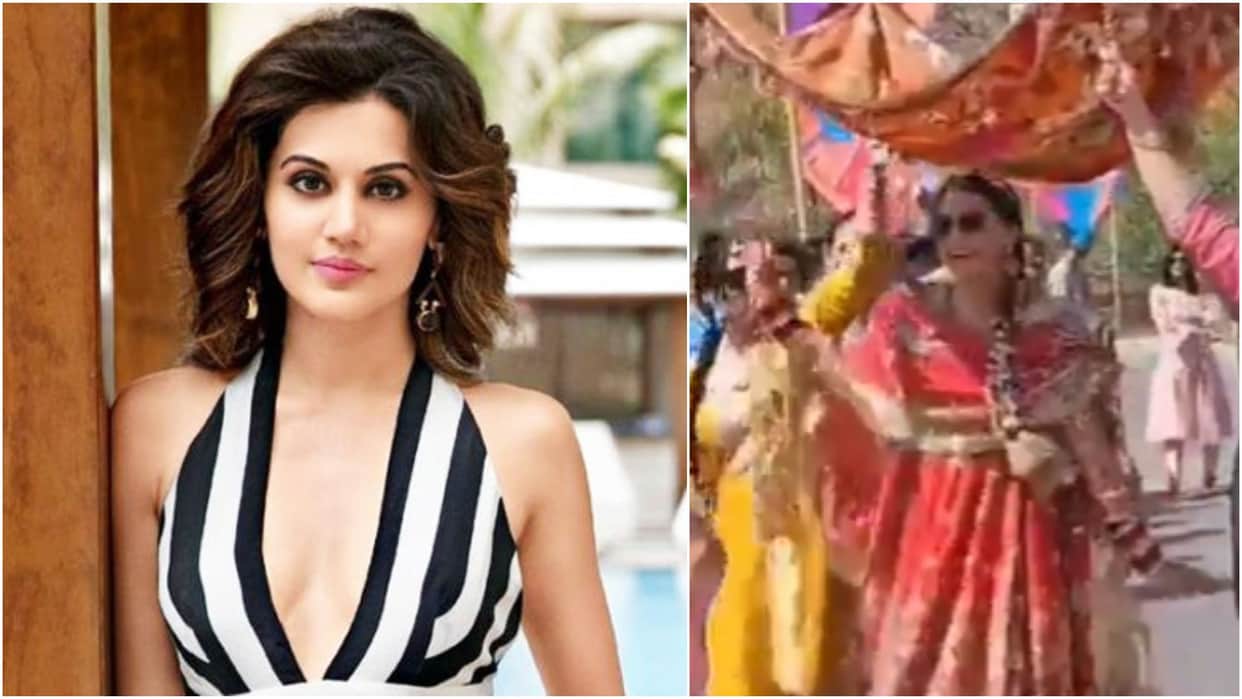 Dunki Movie star Taapsee Pannu and boyfriend Mathias Boe wedding Video Leaked