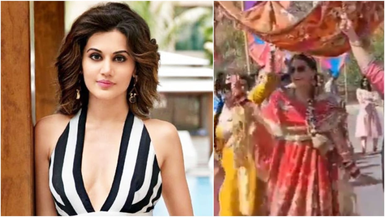Dunki Movie star Taapsee Pannu and boyfriend Mathias Boe wedding Video Leaked