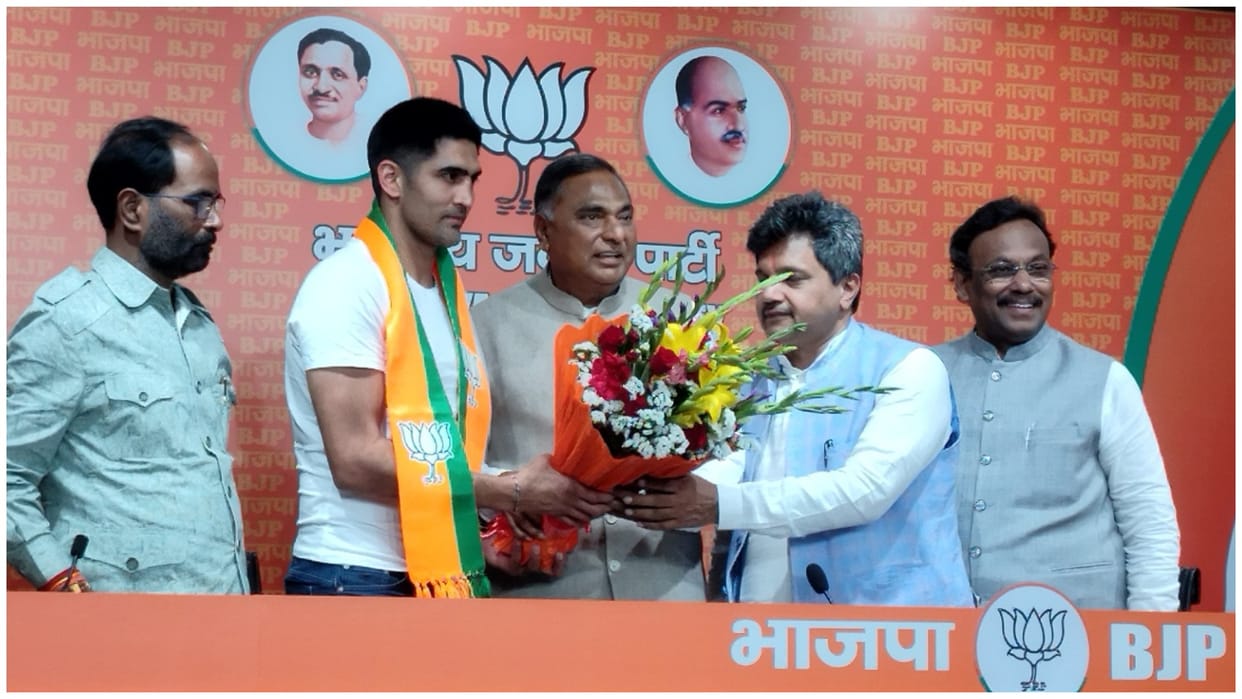 How Vijender Singh changed in 48 hours who is the mastermind who brought him to BJP from congress