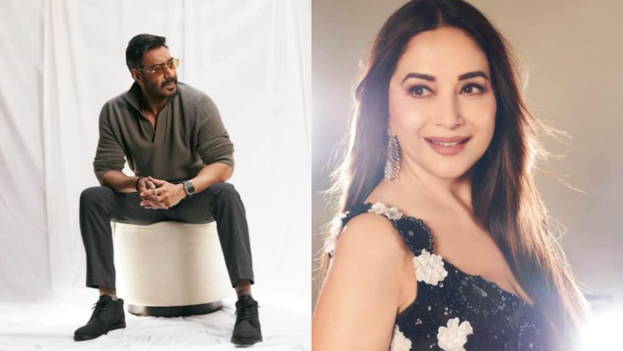 Throwback Thursday when maidaan actor ajay devgn burnt himself with cigarette during shooting madhuri dixit