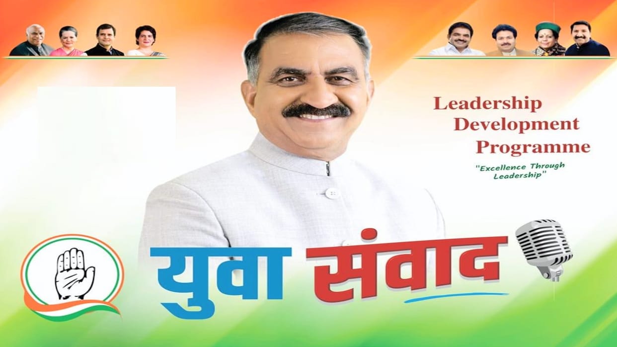 Atul from Shahpur, Ravi from Hamirpur, Executive State President of Congress Youth Samvad.