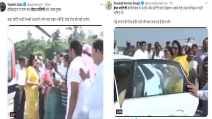 Lok Sabha Election Hema Malini finally got angry video trend on x People are giving different reactions