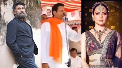 Kangana Ranaut Vivek Agnihotri take a dig at Randeep Singh Surjewala inappropriate comment about Hema Malini