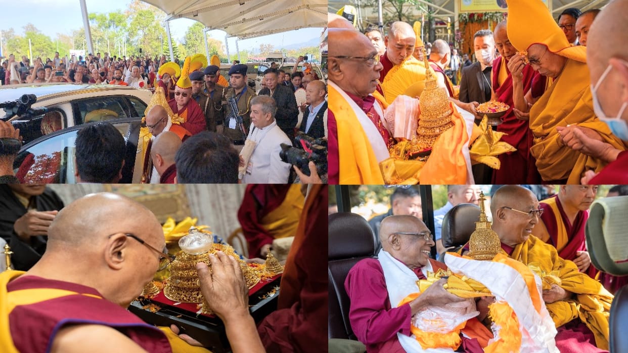 Dharamshala: Memories of Mahatma Buddha brought to McLeodganj, people of Tibetan community gave warm welcome