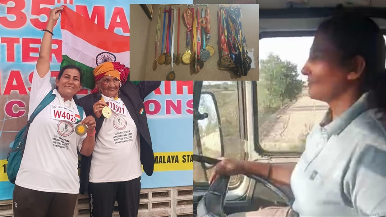 Achievement: Athlete Sharmila Won 200 medals in the sports field, now driving bus