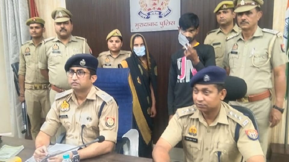 Wife along with her lover had murdered factory worker In Moradabad