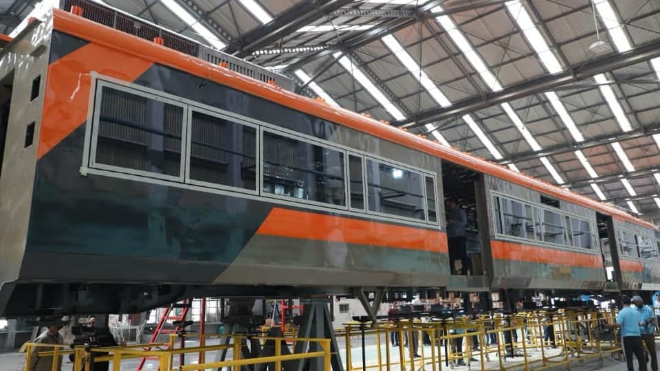First Vande metro train will run on track from May this year