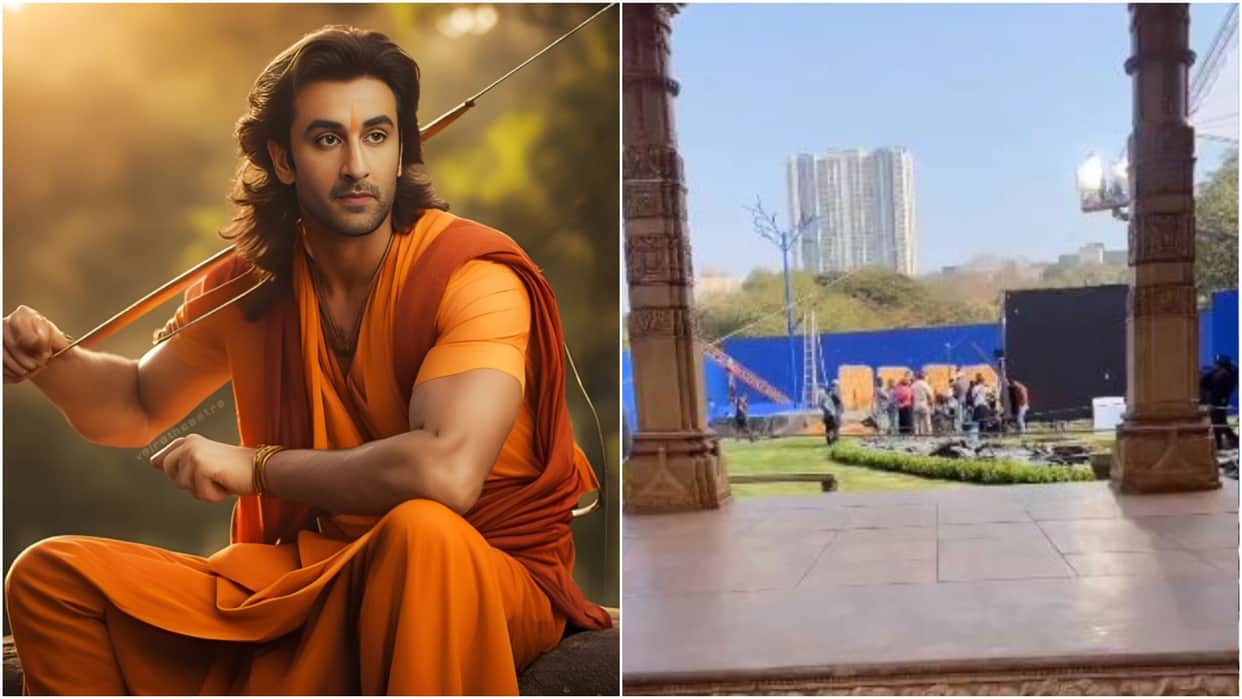 Video of the set of Ranbir Kapoor film Ramayana goes viral crores were spent to show ram birth place Ayodhya
