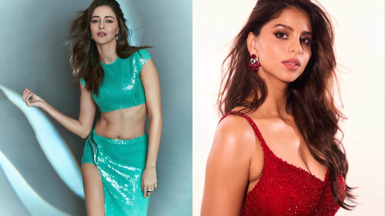 Suhana khan shared a photo on Instagram of herself in a floral dress  Ananya panday commneted Post the reel