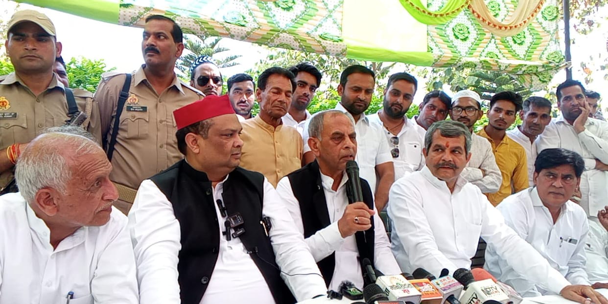 Chaudhary Rudrasen met Akhilesh Yadav in Lucknow and said support to Iqra Hasan but not to Imran Masood