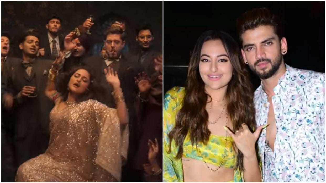 Sonakshi Sinha Rumored Boyfriend Zaheer Iqbal praises her acting in Heeramandi new song Tilasmi Bahein