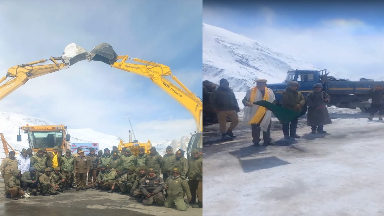 16,500 feet high Shinkula Pass restored after 45 days, tourism activities will increase