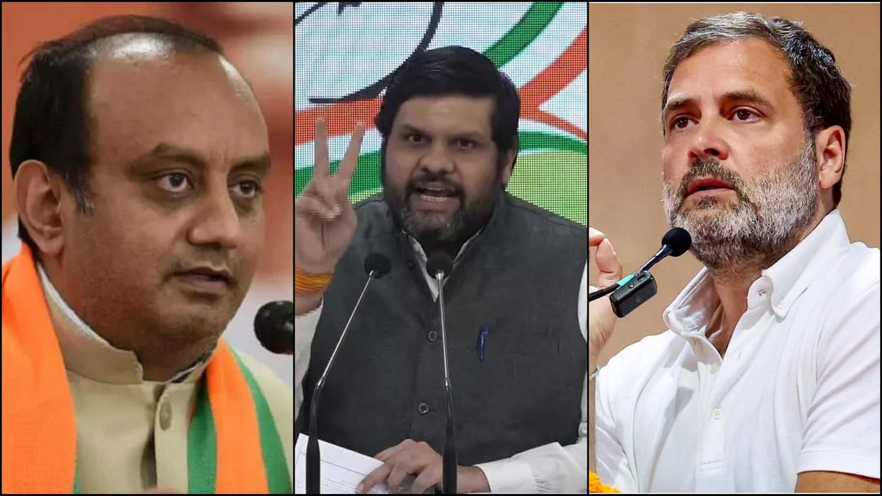 Gourav Vallabh bjp spoksperson sudhanshu trivedi rahul gandhi bjp congress