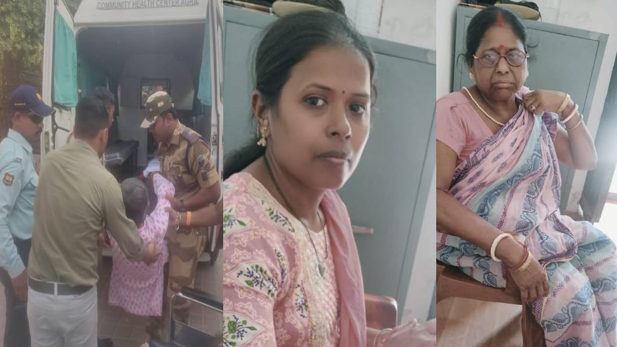 tourist slipped at Taj Mahal breaking his leg while two tourists fainted due to heat in Agra