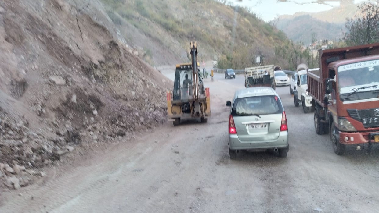 The hill in Chakkimod will be supported with concrete wall and clouding technology