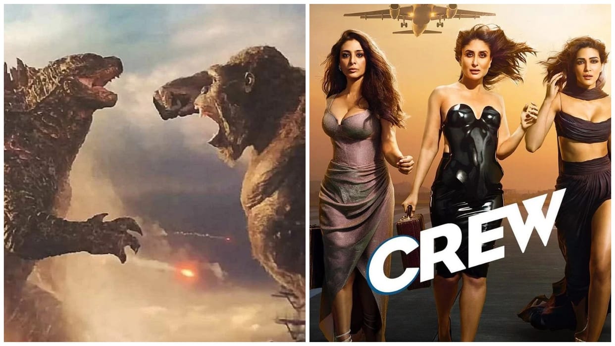 Thursday Box Office Collection Godzilla X Kong The New Empire Crew Madgaon Express Shaitaan Know Film Earnings