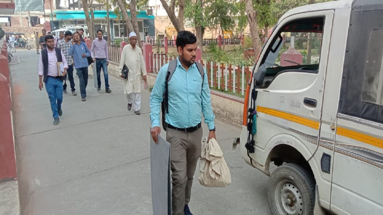 Lok Sabha Elections 2024 Polling parties left for postal ballot voting in Pilibhit