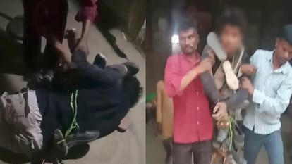 मेरी बेटी की जिंदगी बर्बाद कर दी: युवक को बंधक बनाकर नौ घंटे तक दी यातनाएं, जूते चप्पल की माला पहनाकर घुमाया Ruined my daughter life: Young man taken hostage, tortured for nine hours, garlanded with shoes