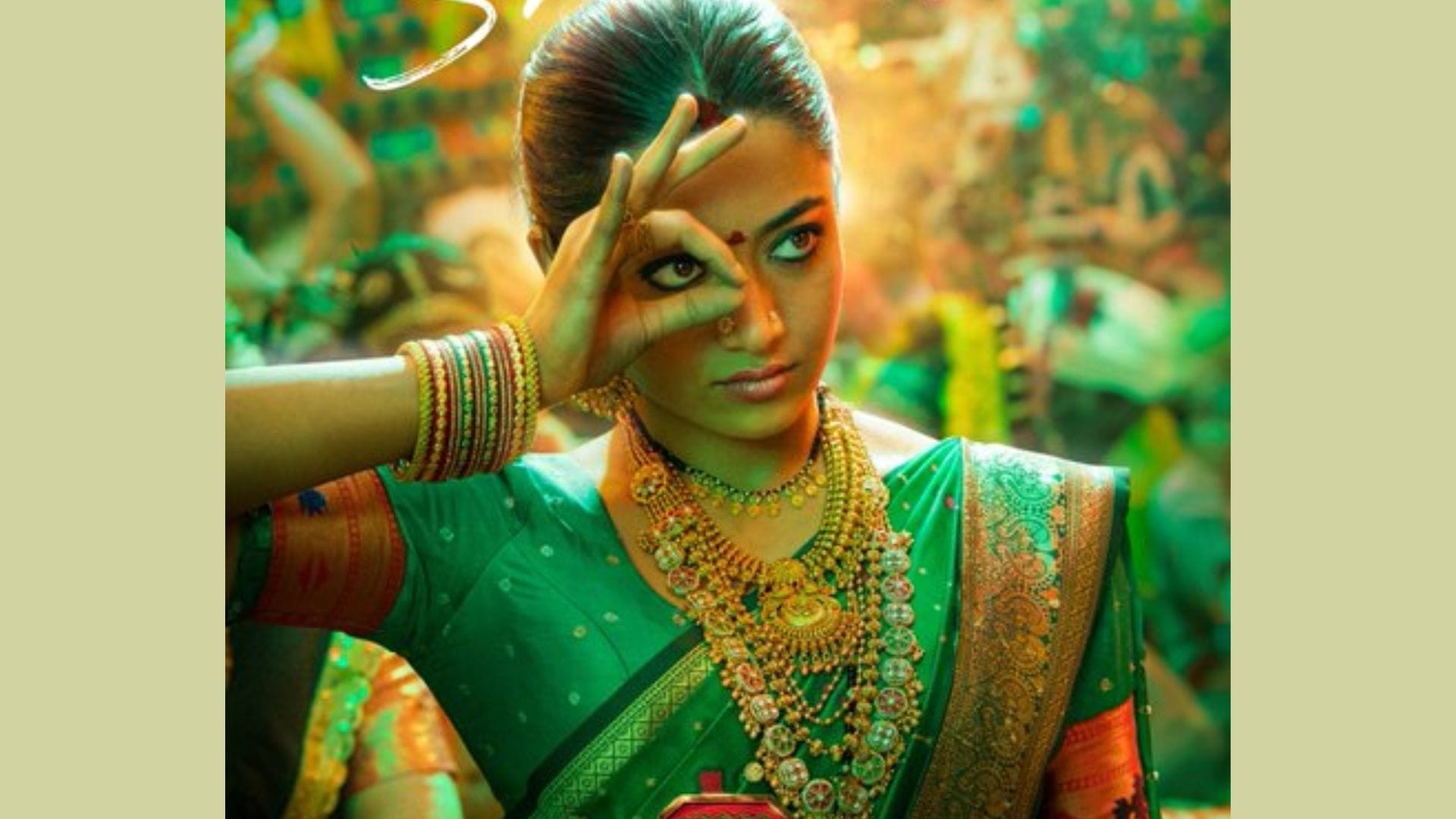 Rashmika Mandanna birthday Allu Arjun starrer Pushpa 2 The Rule makers intriguing poster of Srivalli see here