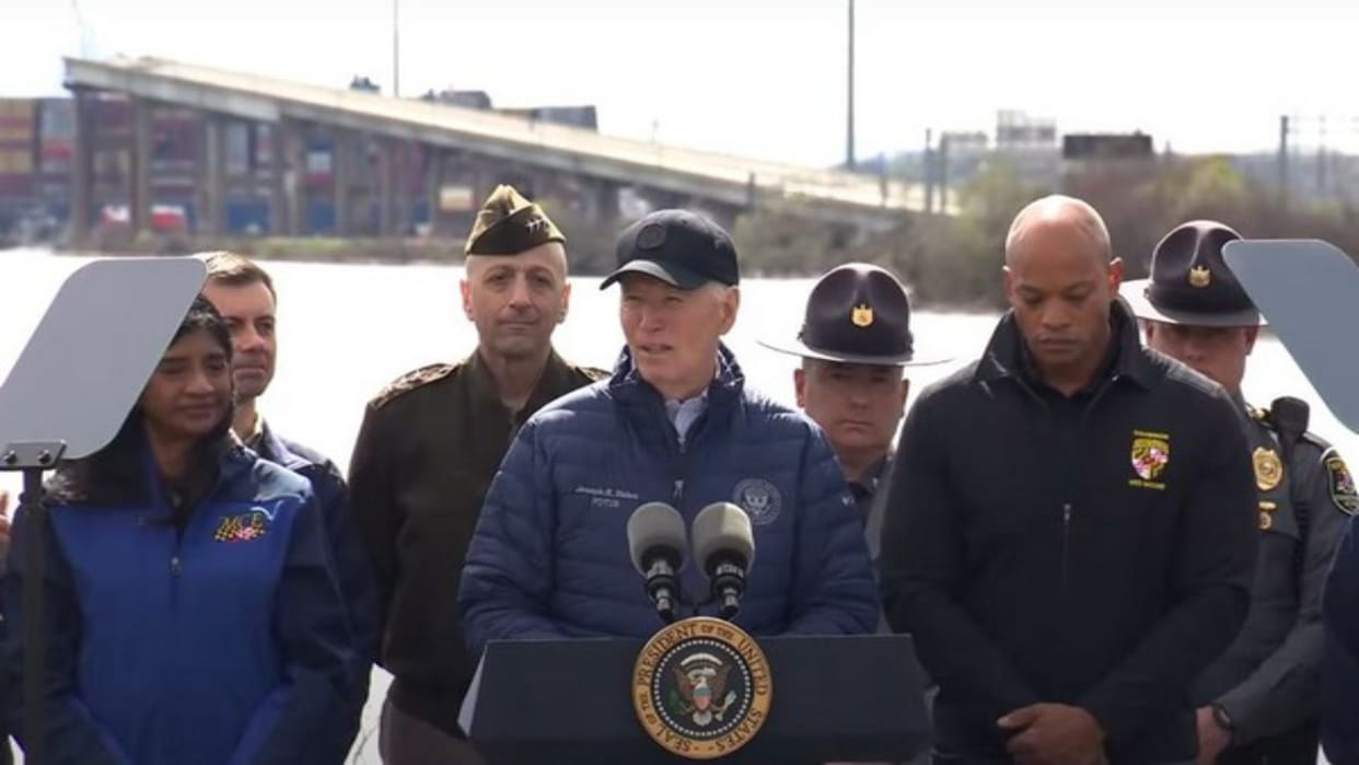US President Biden to rebuild collapsed bridge in Baltimore