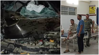 Bus carrying SF jawans overturns after hitting car in Seoni three policemen killed 21 injured