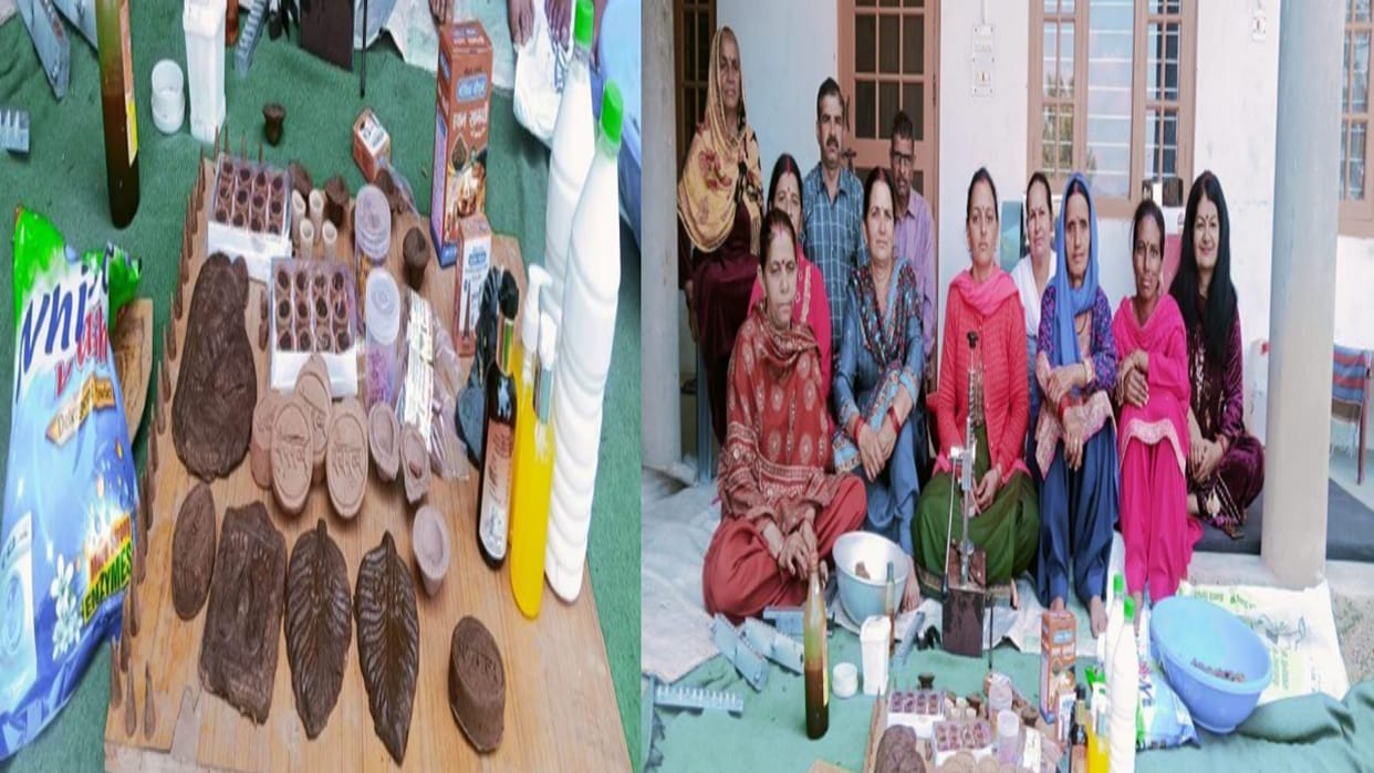 Himachal: After incense and incense sticks, soap is also prepared from cow dung, initiative of self-help group