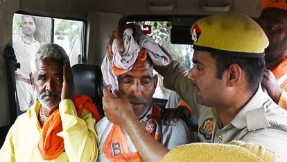 Tent broken before CM Yogi public meeting in Aligarh, special pictures of it