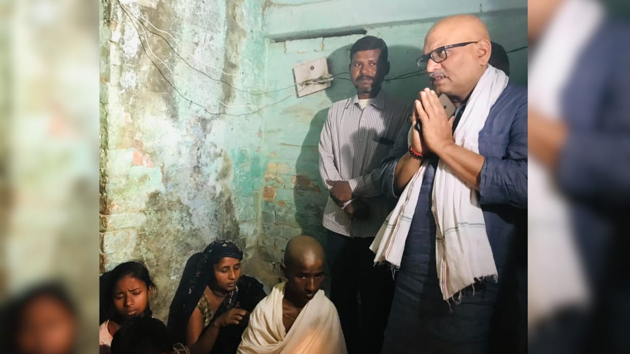 congress leader Ajay Rai demanded compensation of dead deceased sweeper family in varanasi