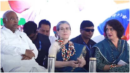 RJ Lok Sabha Election 2024 Congress Rally in Jaipur Sonia Gandhi Mallikarjun Kharge Maifesto Key Points